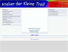 Tablet Screenshot of kleinetroll.de